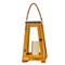 Smart Solar Smart Living 15 in. One Mantle Wood Newport Brown LED Candle Lantern, PK2 84044-LC - alternate 1